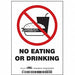 Safety Sign 5 in x 3 1/2 in Vinyl PK25
