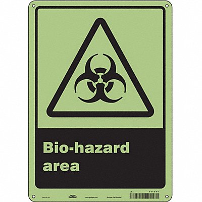 Safety Sign 14 inx10 in Polyethylene