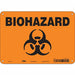 Biohazard Sign 7 in x 10 in Aluminum