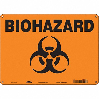 Safety Sign 10 inx14 in Aluminum