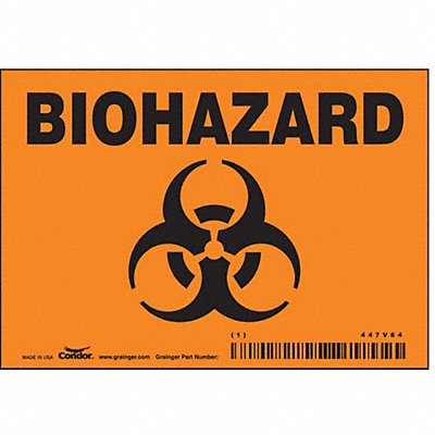 Safety Sign 3 1/2 inx5 in Vinyl PK5