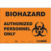 Safety Sign 7 inx10 in Vinyl