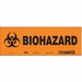Safety Sign 3 1/2 in x 10 in Vinyl