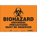 Safety Sign 10 inx14 in Vinyl