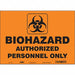 Safety Sign 10 inx14 in Vinyl
