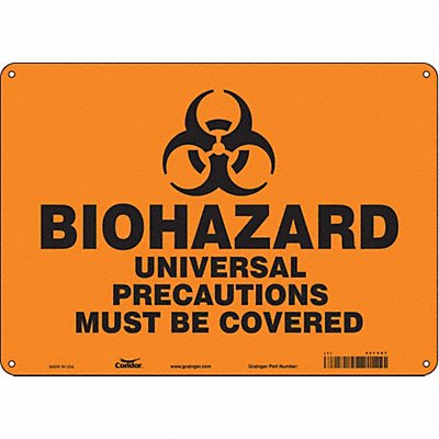 Safety Sign 10 inx14 in Polyethylene