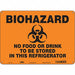 Safety Sign 10 in x 14 in Aluminum
