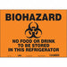 Safety Sign 10 inx14 in Vinyl