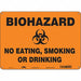 Safety Sign 10 in x 14 in Aluminum