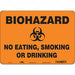 Safety Sign 10 inx14 in Polyethylene