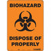 Safety Sign 14 in x 10 in Aluminum