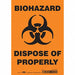 Safety Sign 10 inx7 in Vinyl