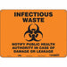 Safety Sign 10 in x 14 in Aluminum