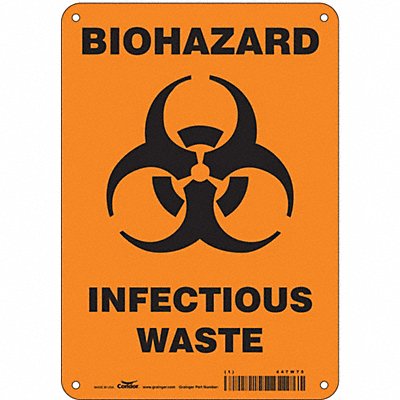 Safety Sign 10 inx7 in Polyethylene