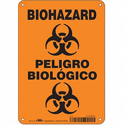 Safety Sign 10 inx7 in Polyethylene