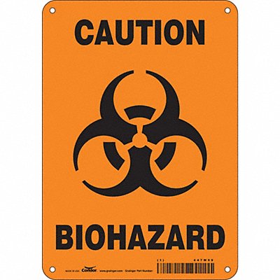 J8124 Safety Sign 10 inx7 in Polyethylene