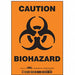J8124 Safety Sign 5 inx3 1/2 in Vinyl