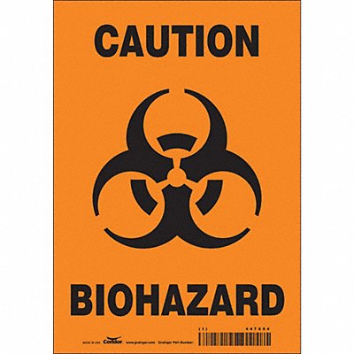 J8124 Safety Sign 10 inx7 in Vinyl