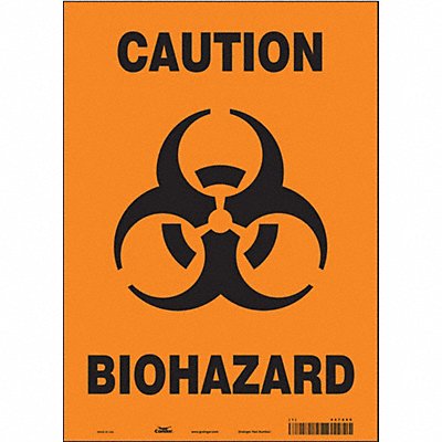 J8124 Safety Sign 14 inx10 in Vinyl