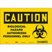 Safety Sign 7 inx10 in Vinyl