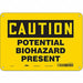 Safety Sign 7 inx10 in Polyethylene