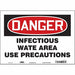 Safety Sign 10 inx14 in Vinyl