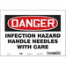 Safety Sign 7 in x 10 in Vinyl