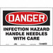 Safety Sign 10 in x 14 in Vinyl