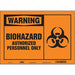 Safety Sign 10 inx14 in Vinyl