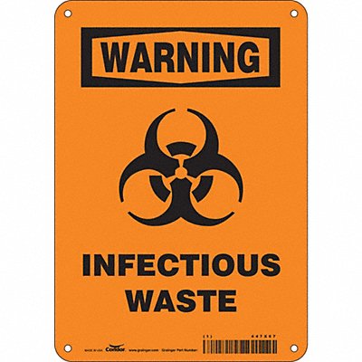 Safety Sign 10 inx7 in Polyethylene