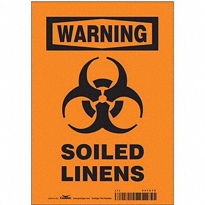 Safety Sign 10 inx7 in Vinyl