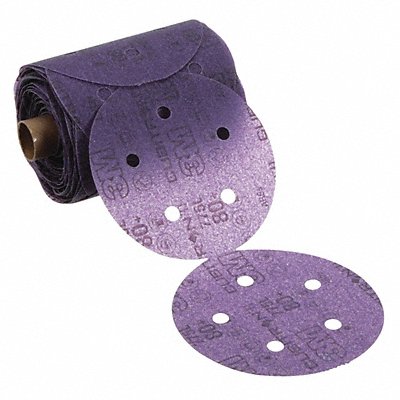 PSA Sanding Disc Roll 5 in Dia 80 G