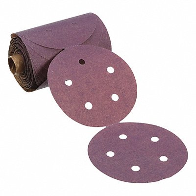 PSA Sanding Disc Roll 5 in Dia 180 G