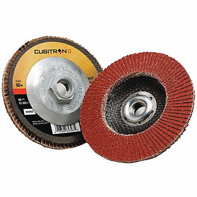 Flap Disc 5 in Dia 5/8 in Arbor 80 Grit