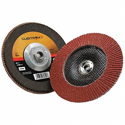 Flap Disc 7 in Dia 5/8 in Arbor 80 Grit