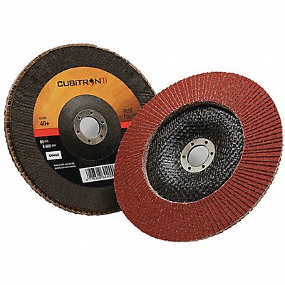 Flap Disc 7 in Dia 7/8 in Arbor 40 Grit
