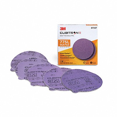 PSA Sanding Disc 5 in Dia 220 80 G