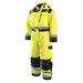 J6345 Coverall Unisex L Yellow Polyester