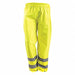 Rain Pants Yllw XL Fits Waist 44 to 46 