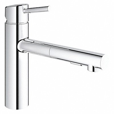 Straight Chrome Grohe Concetto Brass