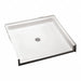 Shower Floor Rec 39 in x 38 1/2 in White