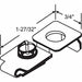 Door Pivot Bracket Steel 1-27/32 L