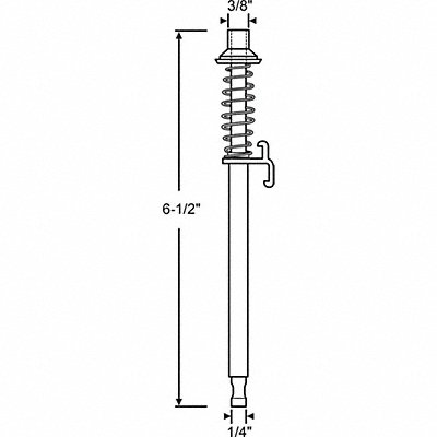 Door Pin Steel 6-1/2 L