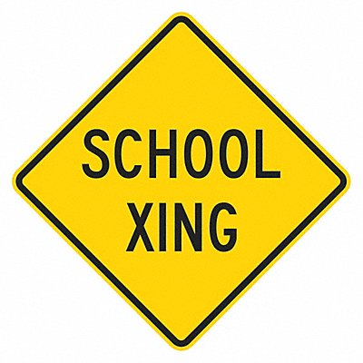 School Crossing Traffic Sign 12 x 12 