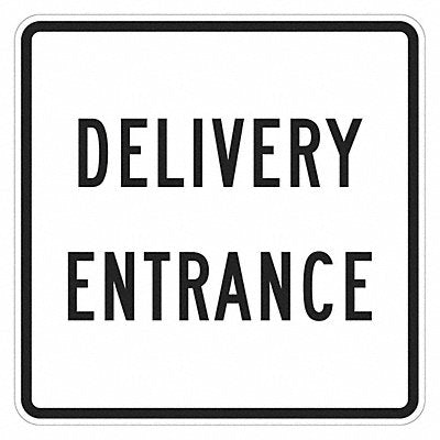 Delivery Entrance Sign 12 x 12 