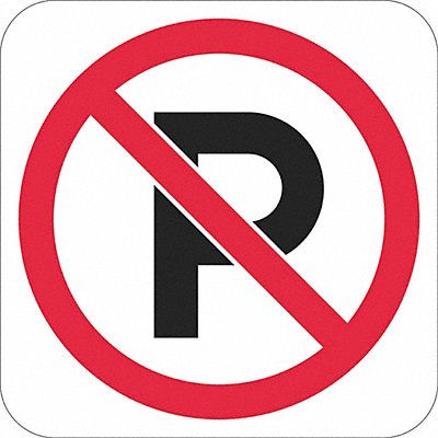 No Parking Symbol Parking Sign 12 x 12 