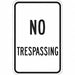 Facility Sign 18 in Aluminum