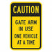 Parking Lot Gate Parking Sign 18 x 12 