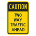 Two-Way Traffic Sign 18 x 12 