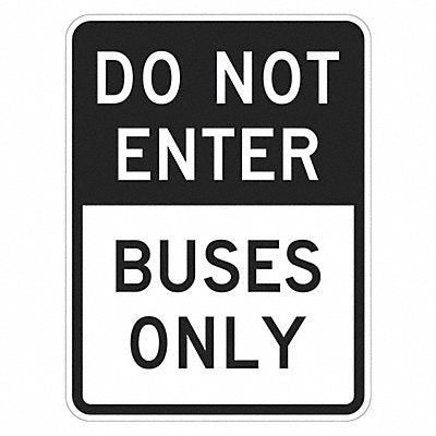 Do Not Enter Traffic Sign 18 x 12 
